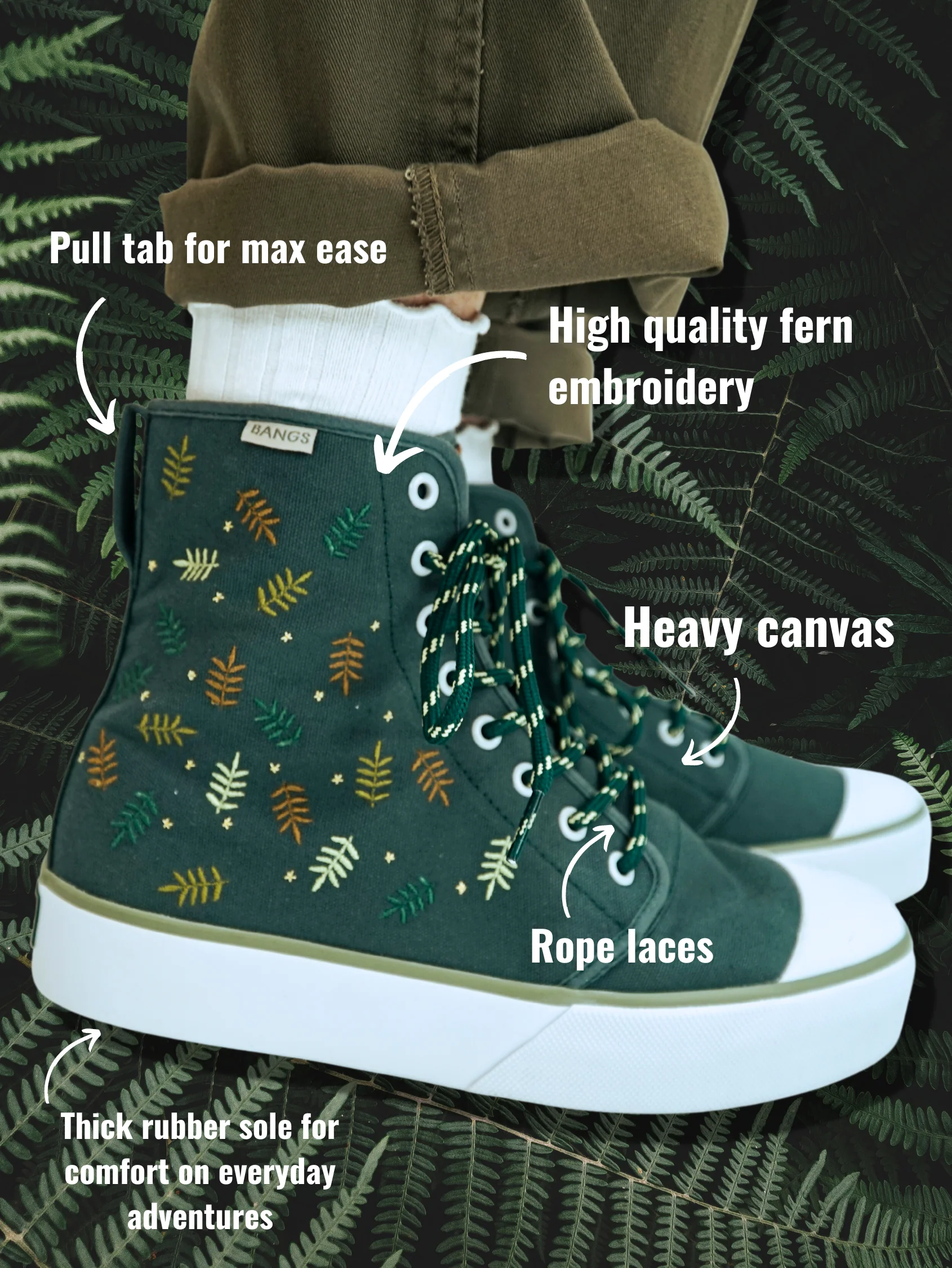 Forest Fern Platform High Top - Image 7