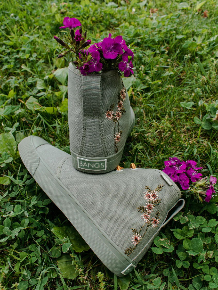 Sage Floral High Top - Image 10