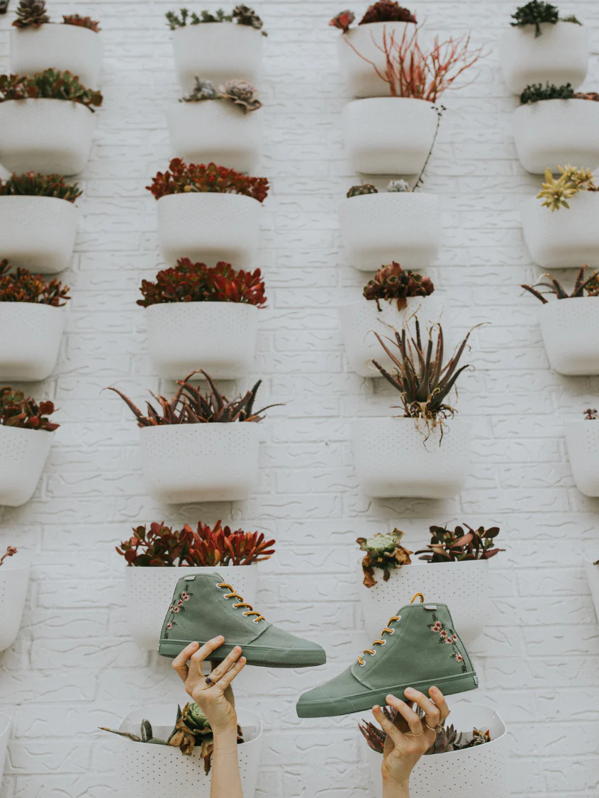 Sage Floral High Top - Image 13