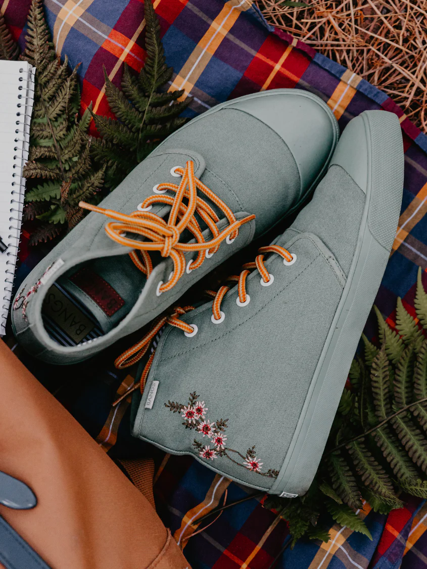 Sage Floral High Top - Image 27