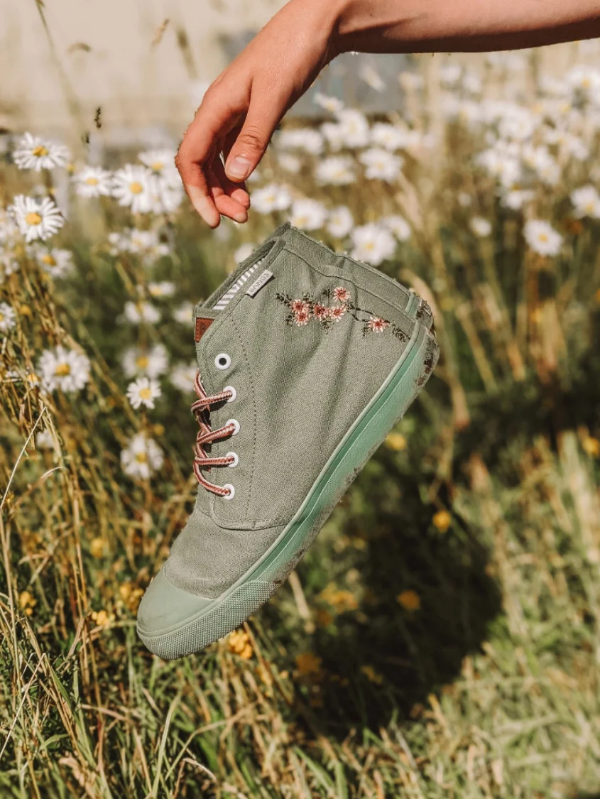 Sage Floral High Top - Image 6