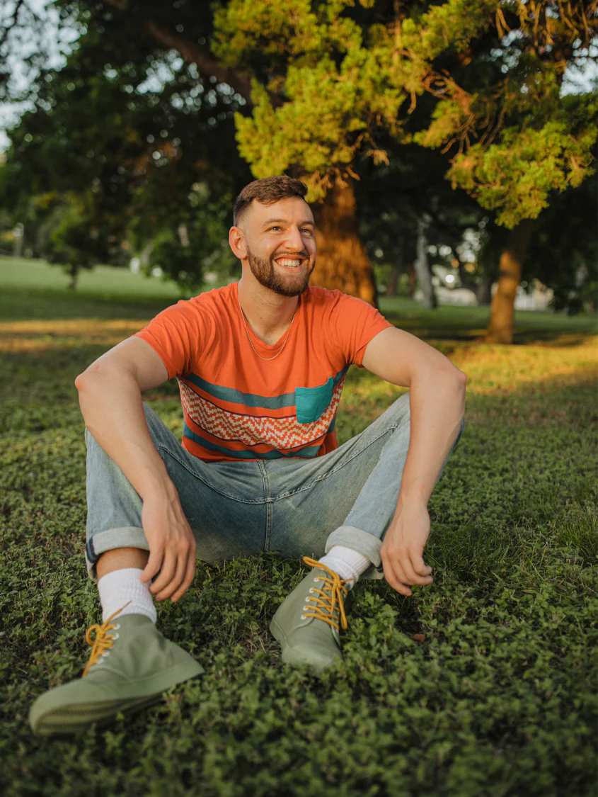 Sage Floral High Top - Image 7