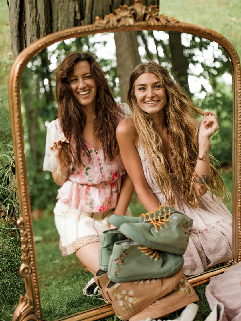 Sage Floral High Top - Image 8