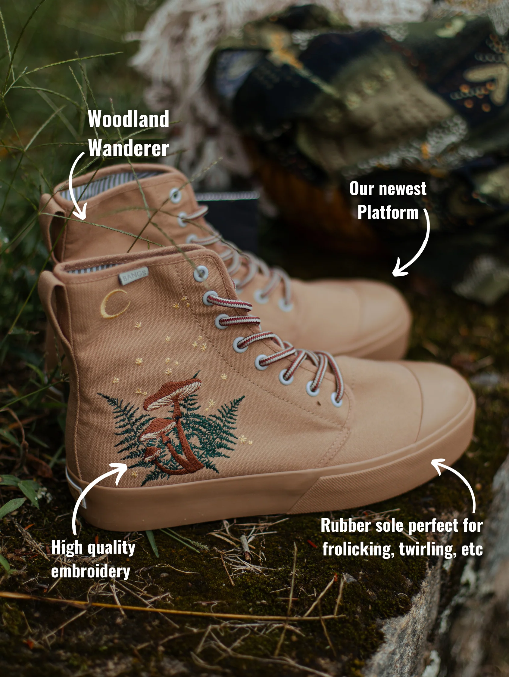 Woodland Wanderer Platform High Top - Image 3